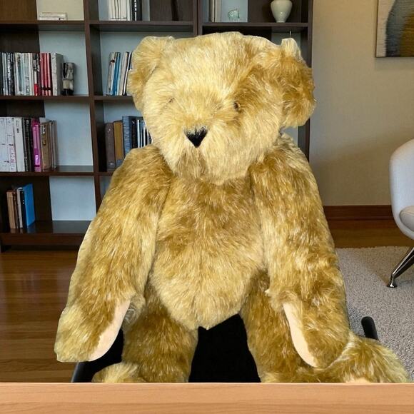 Vermont Teddy Bear Plush Stuffed Animal Jointed Arms Legs Nursery USA Made 12" - Picture 13 of 13